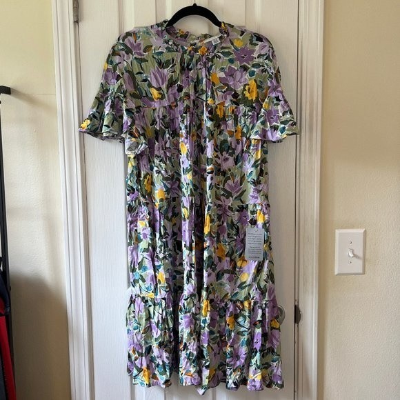 NWT Donna Morgan Dress | Lilac multicolored floral | Size 14 - Picture 2 of 3